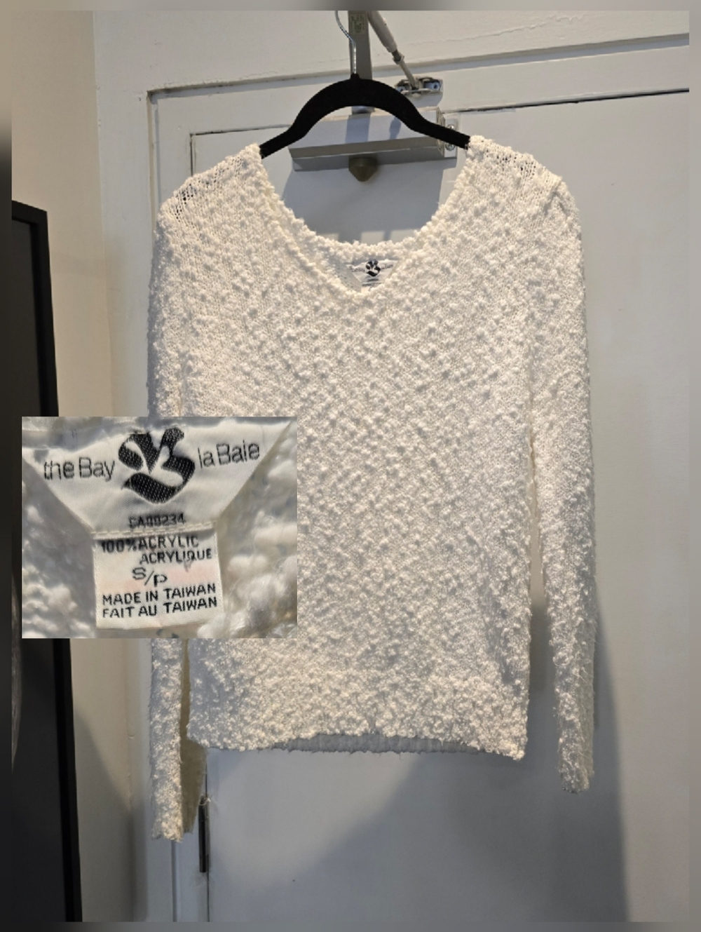 Vintage THE BAY Popcorn Texture Sweater